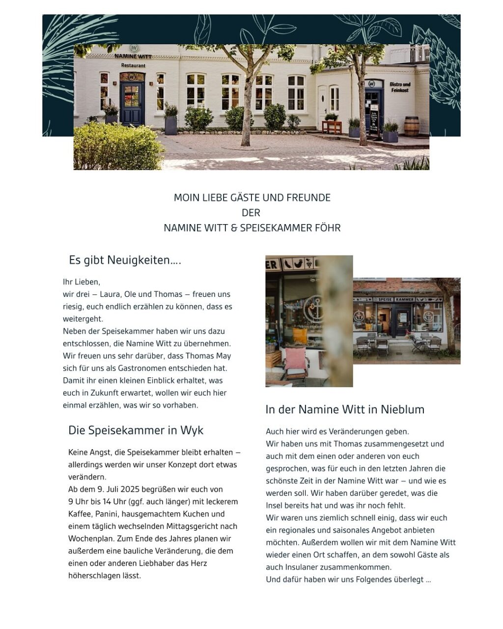 Instagram post from speisekammerfoehr. This post is in position 1.